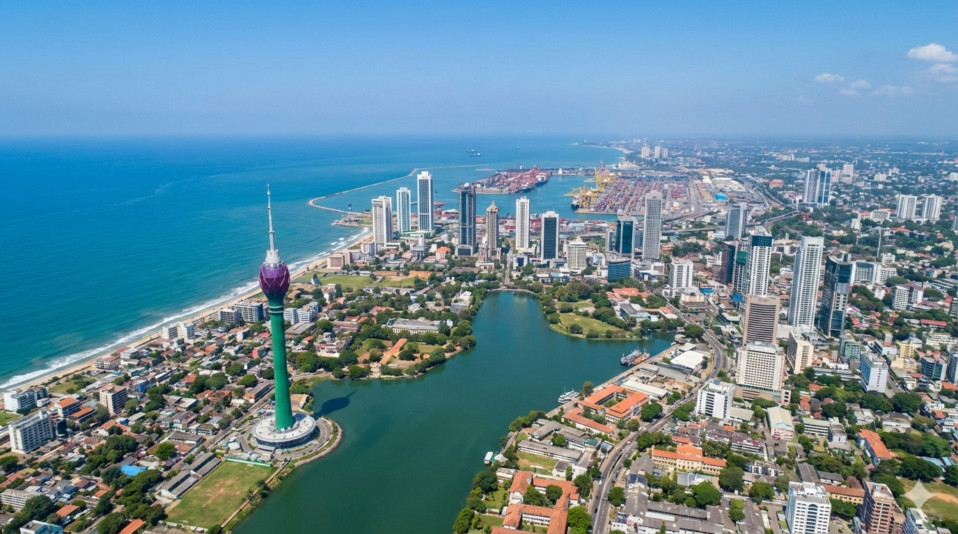 Colombo aerial view